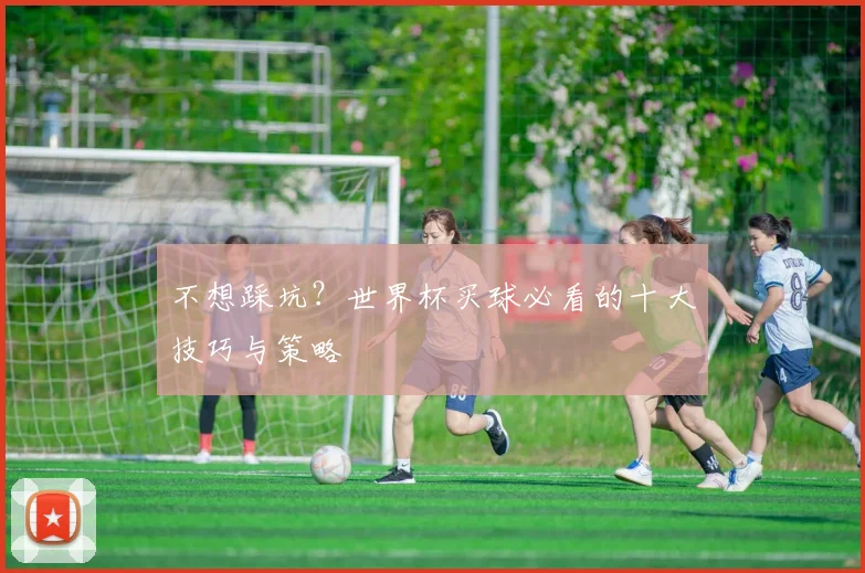 不想踩坑？世界杯买球必看的十大技巧与策略
